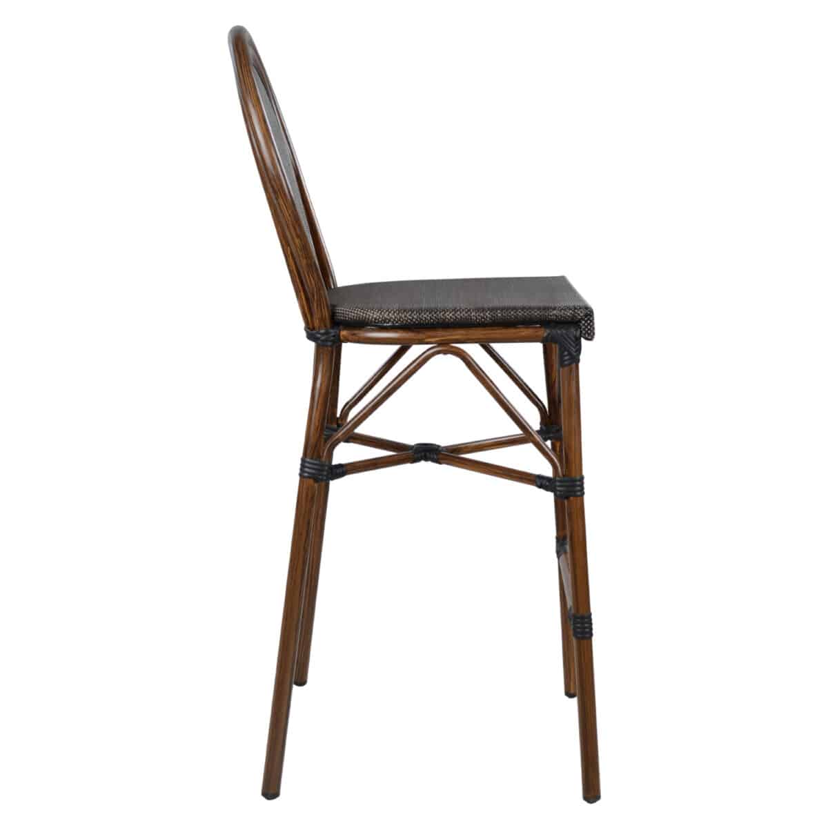 ΣΚΑΜΠΟ ΑΛΟΥΜΙΝΙΟΥ AZARIA HM5059 BAMBOO LOOK ΚΑΦΕ ΜΕ TEXTLINE 44x52x115Υεκ - Image 3