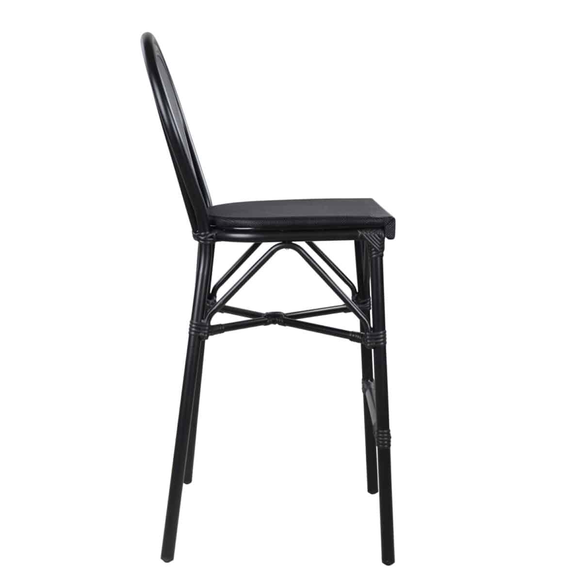 ΣΚΑΜΠΟ ΑΛΟΥΜΙΝΙΟΥ AZARIA HM5060 BAMBOO LOOK ΜΑΥΡΟ ΜΕ TEXTLINE 44x52x115Υεκ. - Image 3