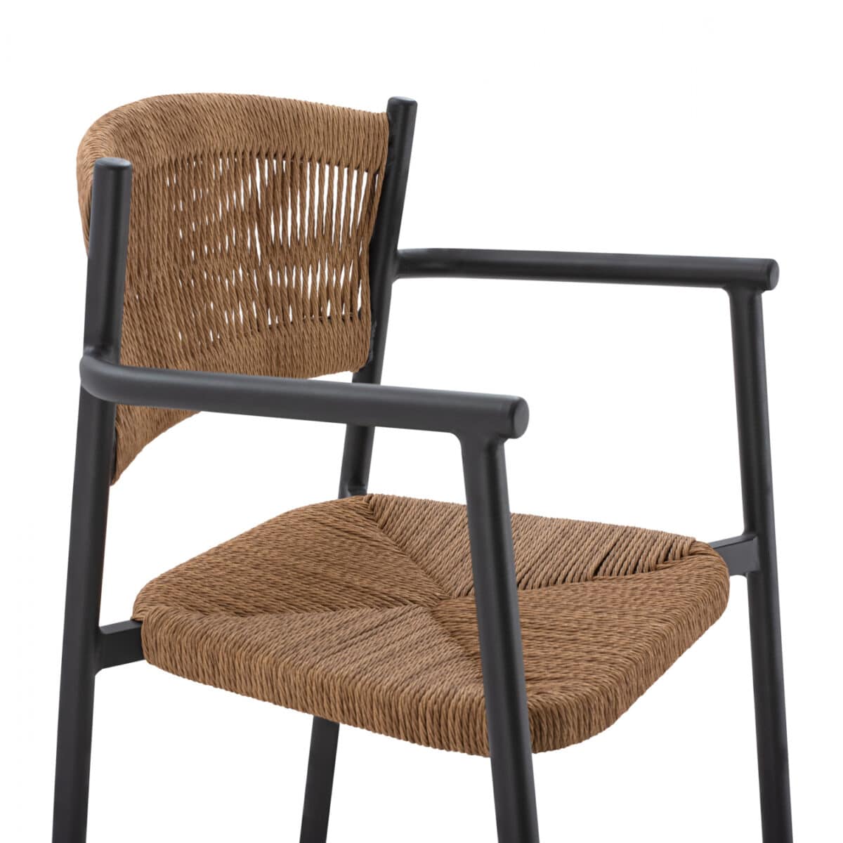 ΣΚΑΜΠΟ BAR ΑΛΟΥΜΙΝΙΟΥ ΑΝΘΡΑΚΙ ΜΕ ΣΧΟΙΝΙ PΕ ΜΠΕΖ HM5785.02 55,5x58x107 εκ. - Image 8