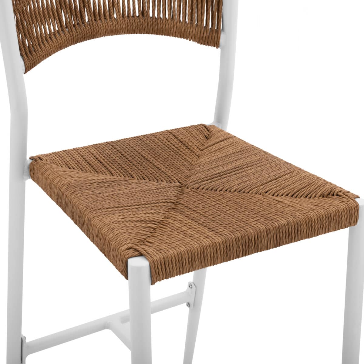 ΣΚΑΜΠΟ BAR ΑΛΟΥΜΙΝΙΟΥ ΛΕΥΚO ΜΕ ΣΧΟΙΝΙ PE ΜΠΕΖ HM5789.01 45,5x56x111 εκ. - Image 7