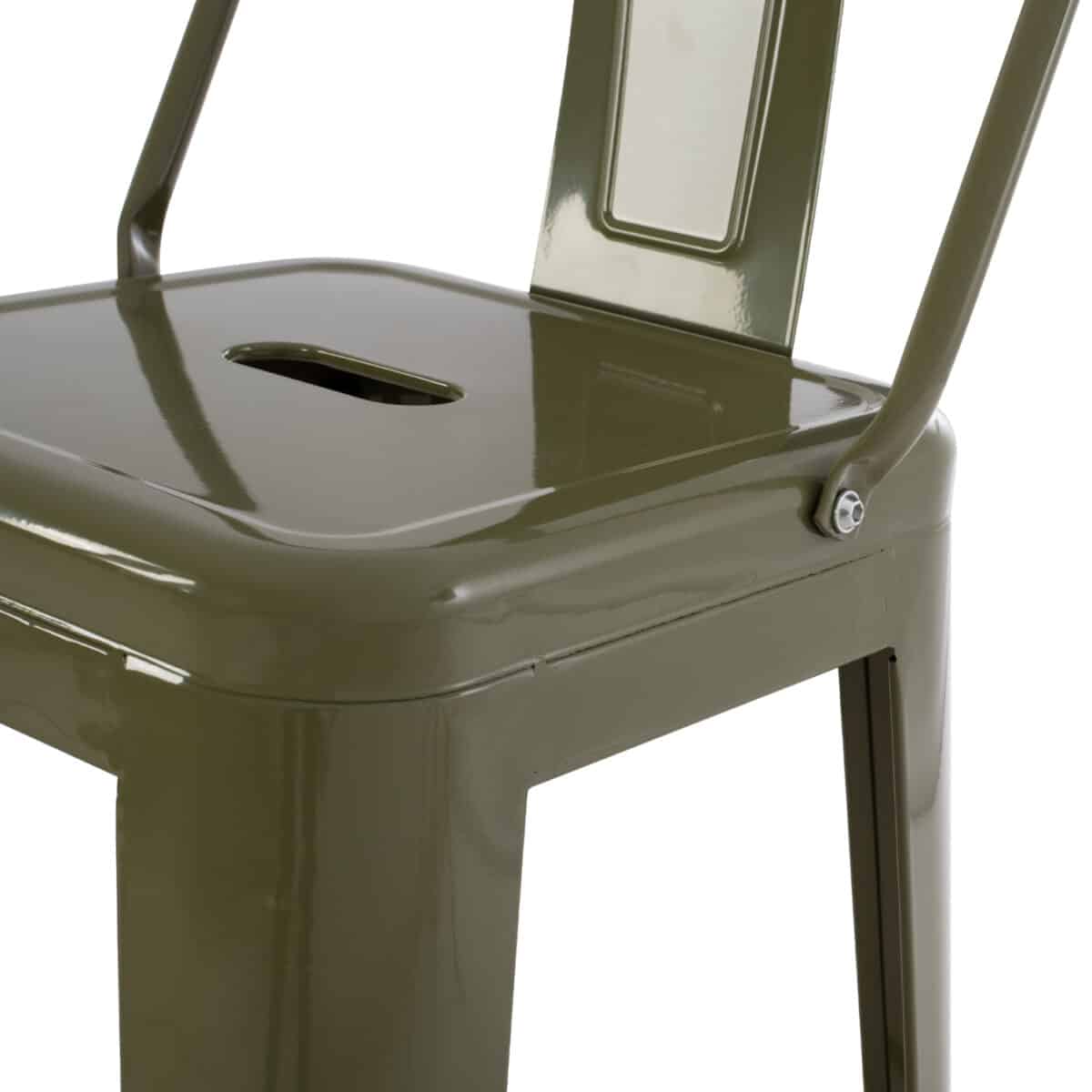 ΣΚΑΜΠΟ BAR ΜΕΤΑΛΛΙΚΟ MELITA ME ΠΛΑΤΗ ΣΕ DARK OLIVE GREEN HM8643.03 43Χ43Χ100εκ. - Image 9