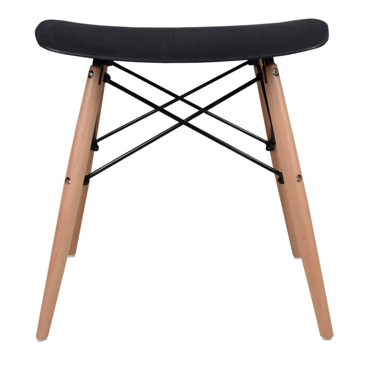 ΣΚΑΜΠΟ ΤΟΝΙΑ HM0109.02 ΠΟΔΙΑ ΞΥΛΟ ΟΞΙΑΣ-ΜΑΥΡΟ ΠΟΛΥΠΡΟΠΥΛΕΝΙΟ 47x34.5x46.5Υεκ. - Image 2