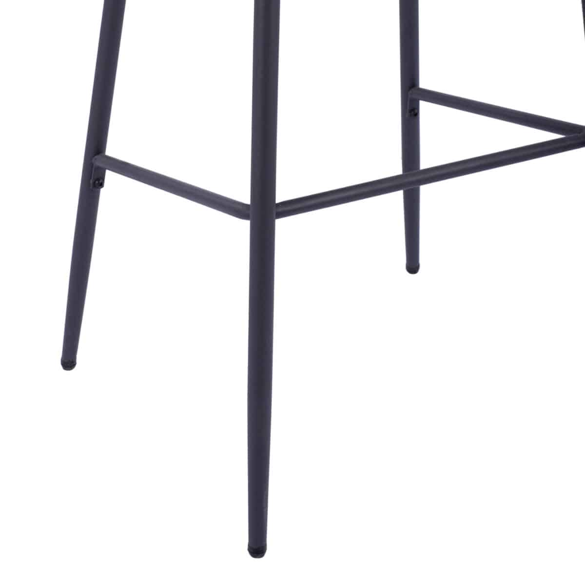 ΣΚΑΜΠΟ KADE ΜΕ ΜΕΤΑΛΛΙΚΟ ΣΚΕΛΕΤΟ ΚΑΙ ΜΠΕΖ WICKER ΣΧΟΙΝΙ HM5715 54x54x103 εκ. - Image 10