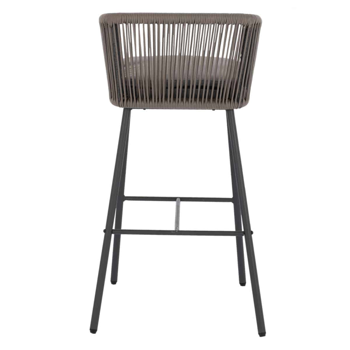 ΣΚΑΜΠΟ BROGAN ΜΕ ΜΕΤΑΛΛΙΚΟ ΣΚΕΛΕΤΟ ΚΑΙ ΣΧΟΙΝΙ ΓΚΡΙ HM5714.01 53x42x101 εκ. - Image 6