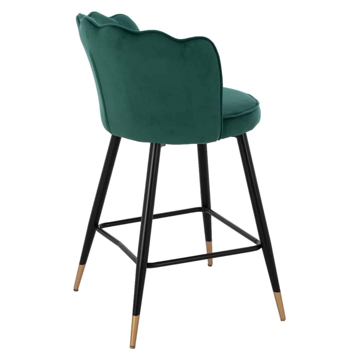 ΣΚΑΜΠΟ ΜΕΣΑΙΟΥ ΥΨΟΥΣ HM8736.03 VESNA ΒΕΛΟΥΔΟ ΚΥΠΑΡΙΣΣΙ ΜΕΤΑΛΛΙΚΟ ΣΚΕΛΕΤΟ 50x50x90 εκ. - Image 5