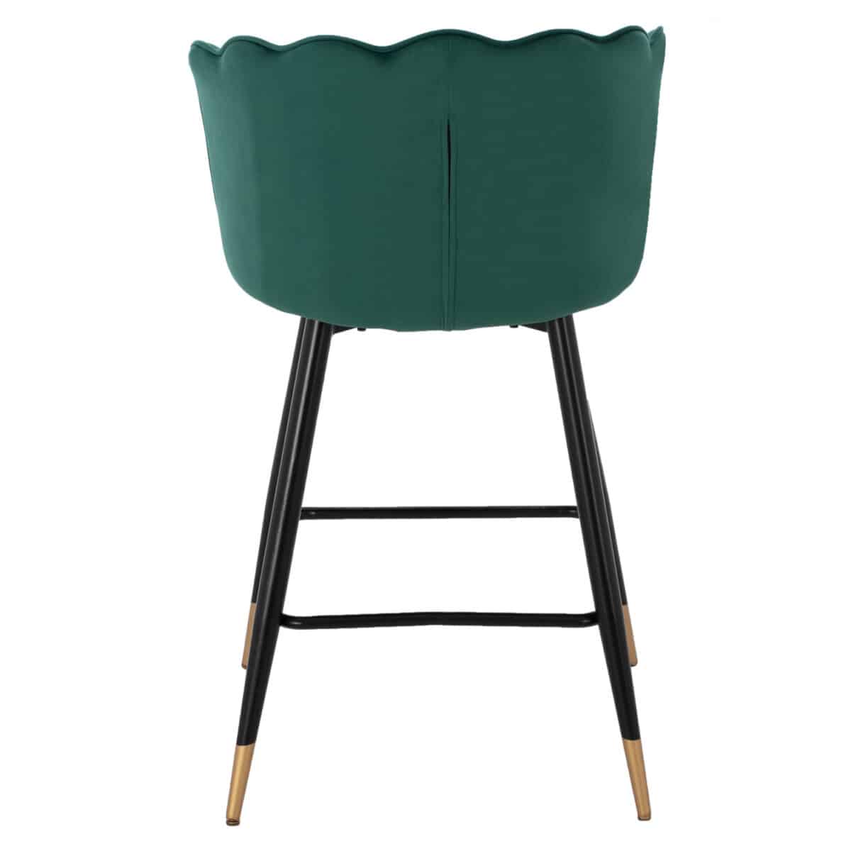 ΣΚΑΜΠΟ ΜΕΣΑΙΟΥ ΥΨΟΥΣ HM8736.03 VESNA ΒΕΛΟΥΔΟ ΚΥΠΑΡΙΣΣΙ ΜΕΤΑΛΛΙΚΟ ΣΚΕΛΕΤΟ 50x50x90 εκ. - Image 6