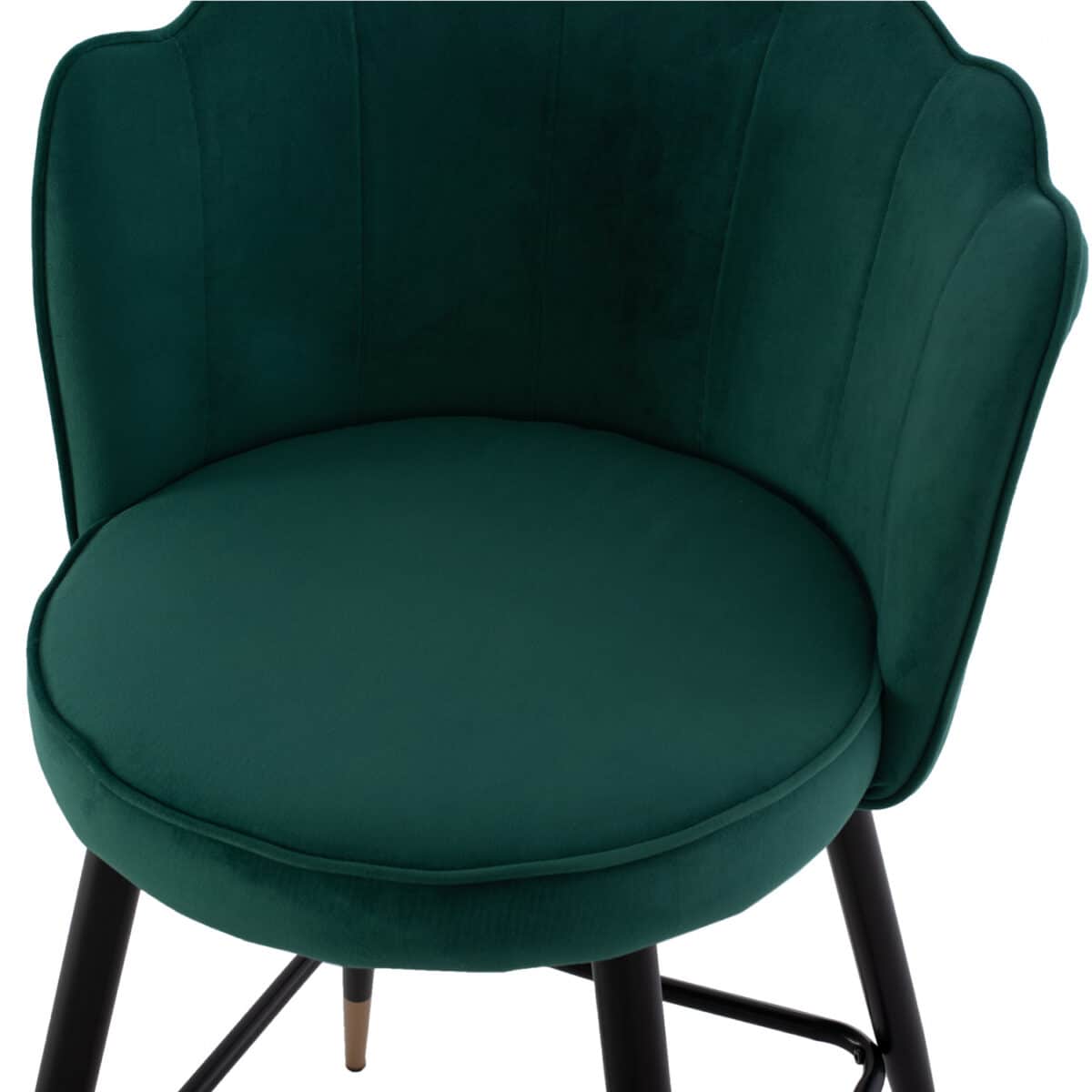 ΣΚΑΜΠΟ ΜΕΣΑΙΟΥ ΥΨΟΥΣ HM8736.03 VESNA ΒΕΛΟΥΔΟ ΚΥΠΑΡΙΣΣΙ ΜΕΤΑΛΛΙΚΟ ΣΚΕΛΕΤΟ 50x50x90 εκ. - Image 8