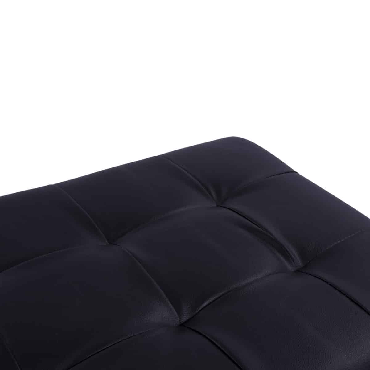 ΣΚΑΜΠΟ-ΜΠΑΟΥΛΟ PU ΜΕ ΑΠΟΘΗΚΕΥΤΙΚΟ ΧΩΡΟ PUNK ΜΑΥΡΟ HM279.01 90x50x52Υ εκ. - Image 6