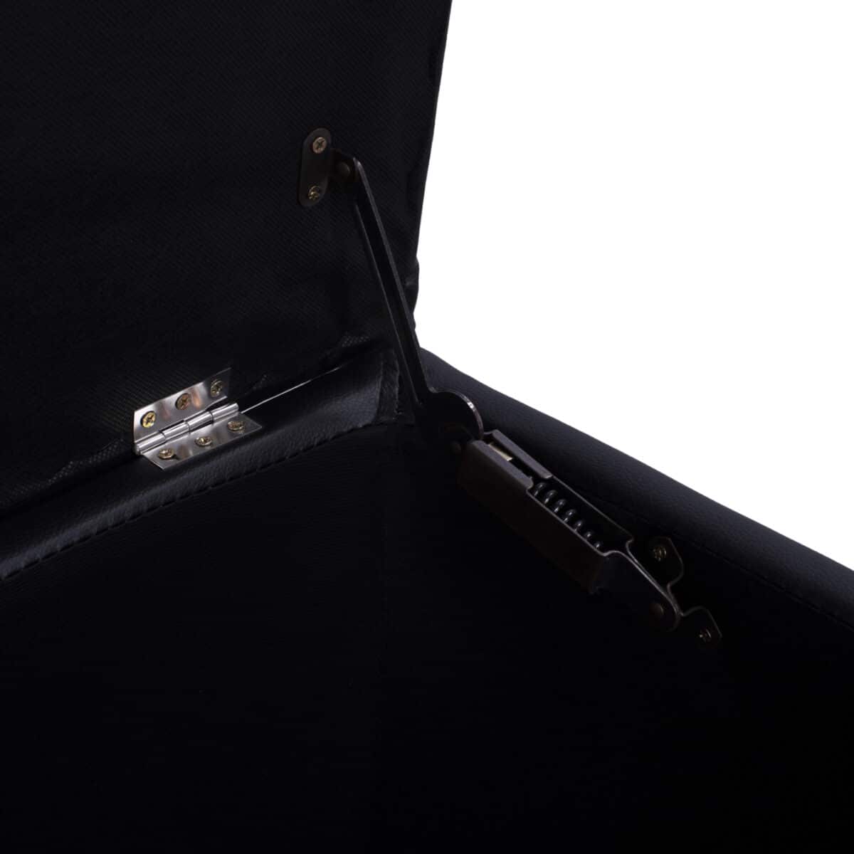 ΣΚΑΜΠΟ-ΜΠΑΟΥΛΟ PU ΜΕ ΑΠΟΘΗΚΕΥΤΙΚΟ ΧΩΡΟ PUNK ΜΑΥΡΟ HM279.01 90x50x52Υ εκ. - Image 7