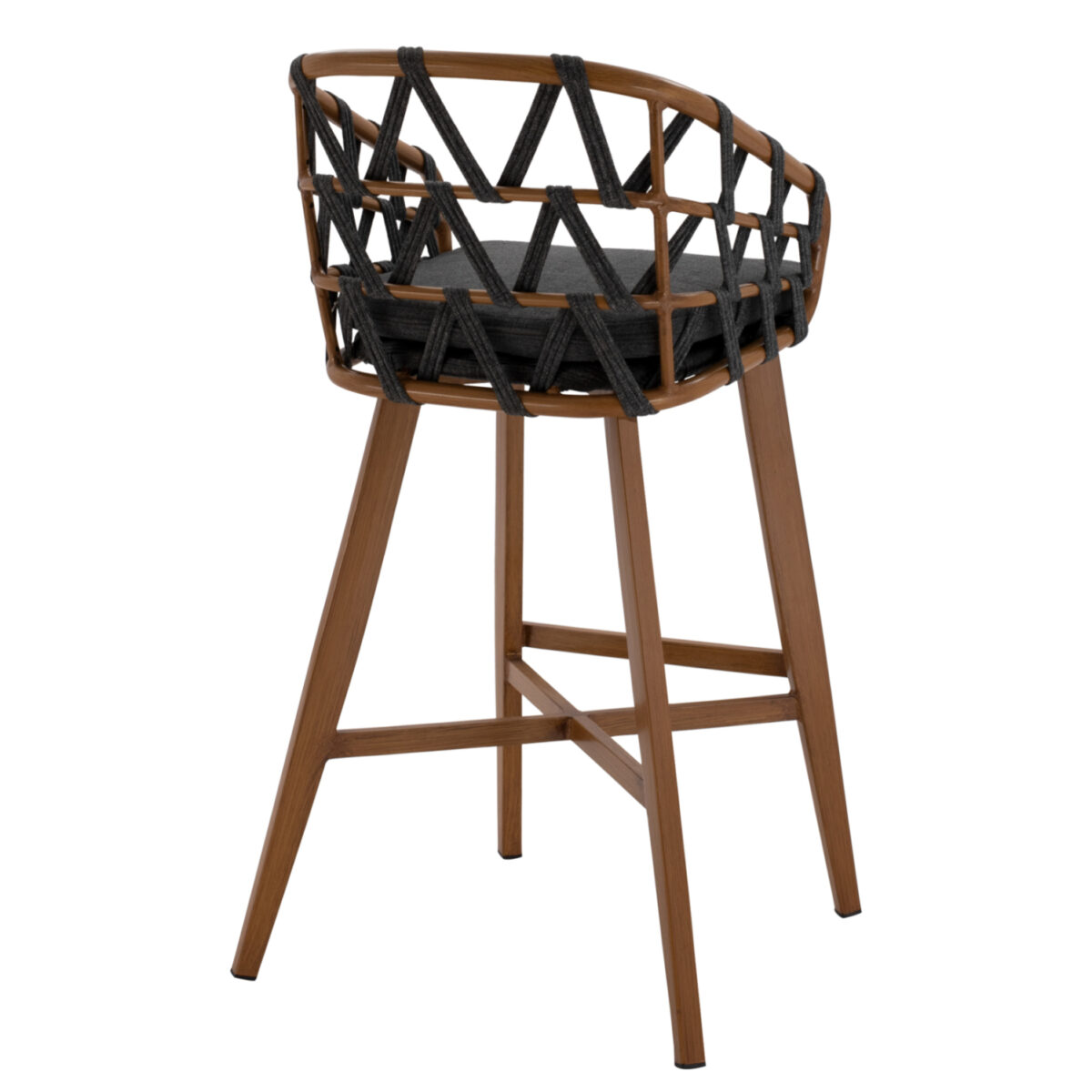 skampo-mpar-aloyminioy-fb9578111-kafe-sk-3 ΣΚΑΜΠΟ ΜΠΑΡ ΑΛΟΥΜΙΝΙΟΥ RICKO HM5781.11 ΚΑΦΕ ΣΚΕΛΕΤΟΣ--ΑΝΘΡΑΚΙ STRAP 56x59x102Υεκ. - Image 4