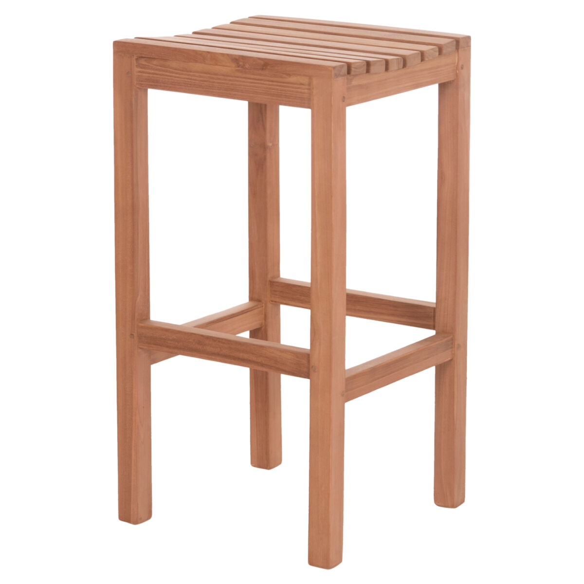 ΣΚΑΜΠΟ ΜΠΑΡ NIKOL HM18109 ΞΥΛΟ ΤΕΑΚ ΣΕ ΦΥΣΙΚΟ 40x40x77Υεκ. - Image 4