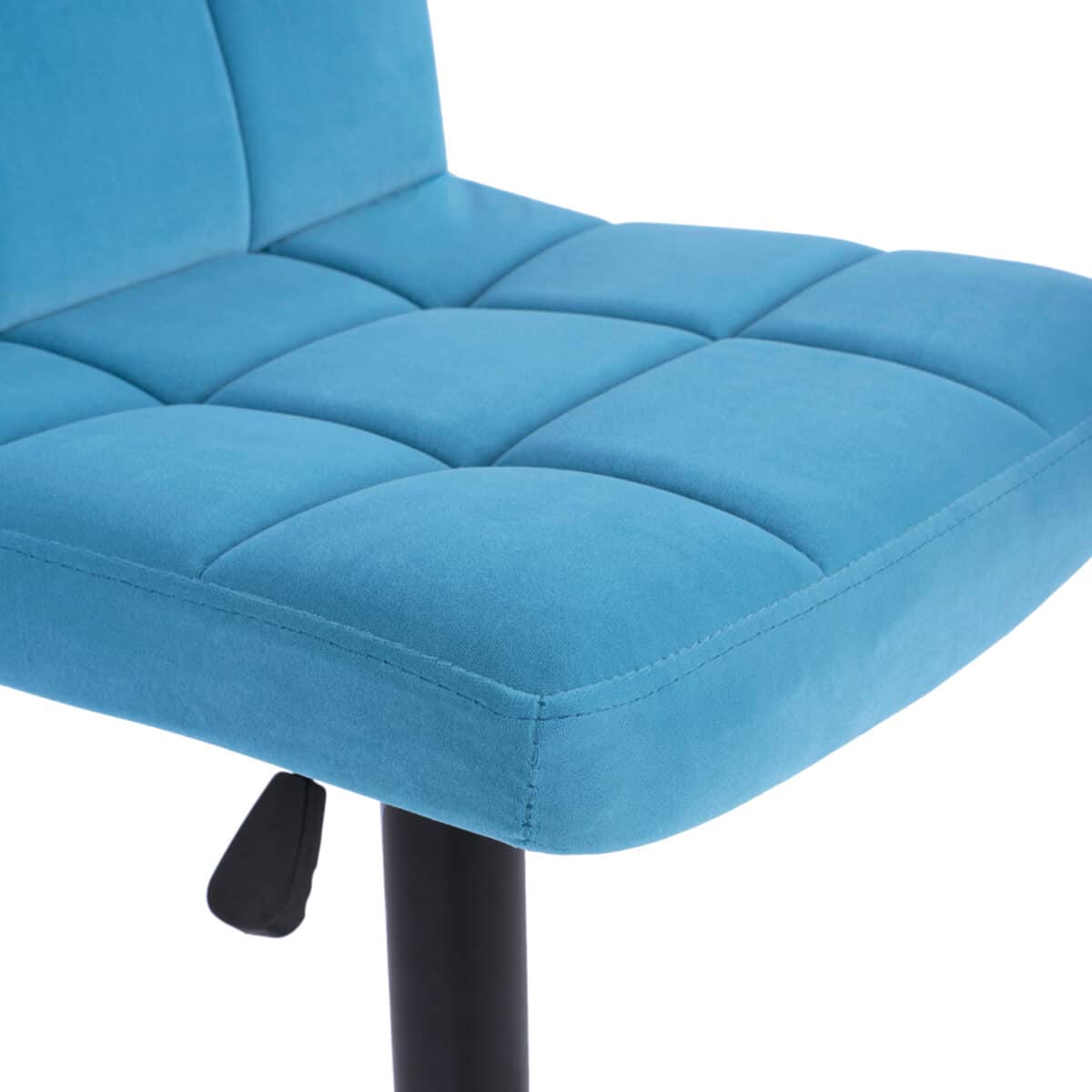 ΣΚΑΜΠΩ ΜΠΑΡ DIANA HM202.18 ΒΕΛΟΥΔΟ ΤΙΡΚΟΥΑΖ & ΜΑΥΡΟ ΜΑΤ ΣΚΕΛΕΤΟ 44x52x109Υεκ - Image 7