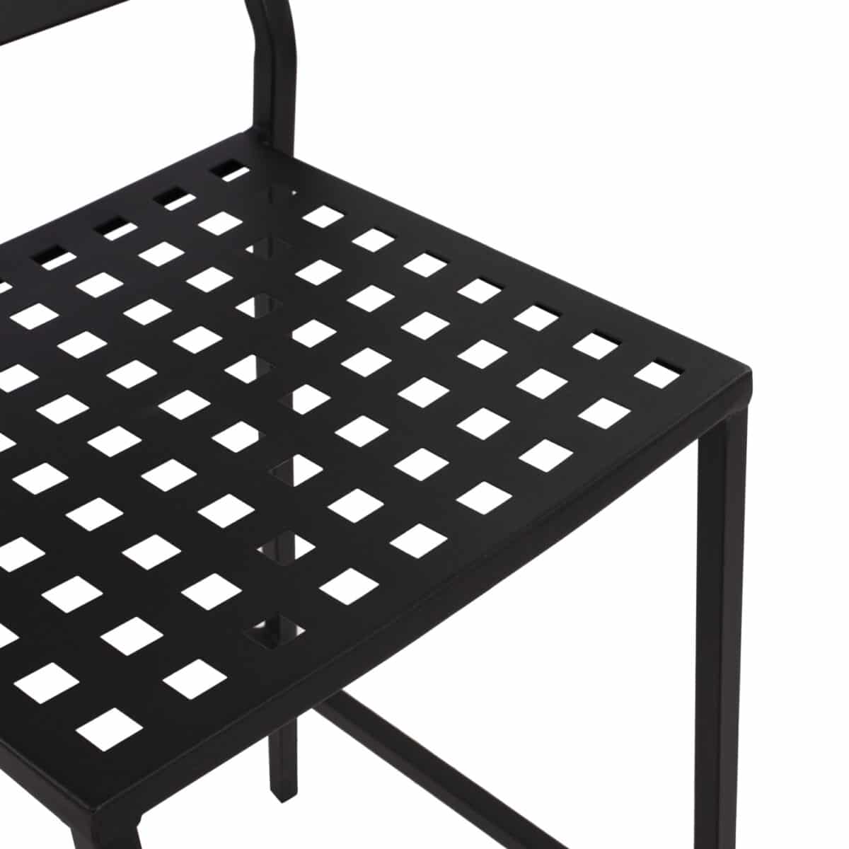 ΣΚΑΜΠΟ ΜΠΑΡ ΜΕΤΑΛΛΙΚΟ OLYMPIAS HM5528.01 ΣΕ ΜΑΥΡΗ ΑΠΟΧΡΩΣΗ 47x58x111 εκ. - Image 8