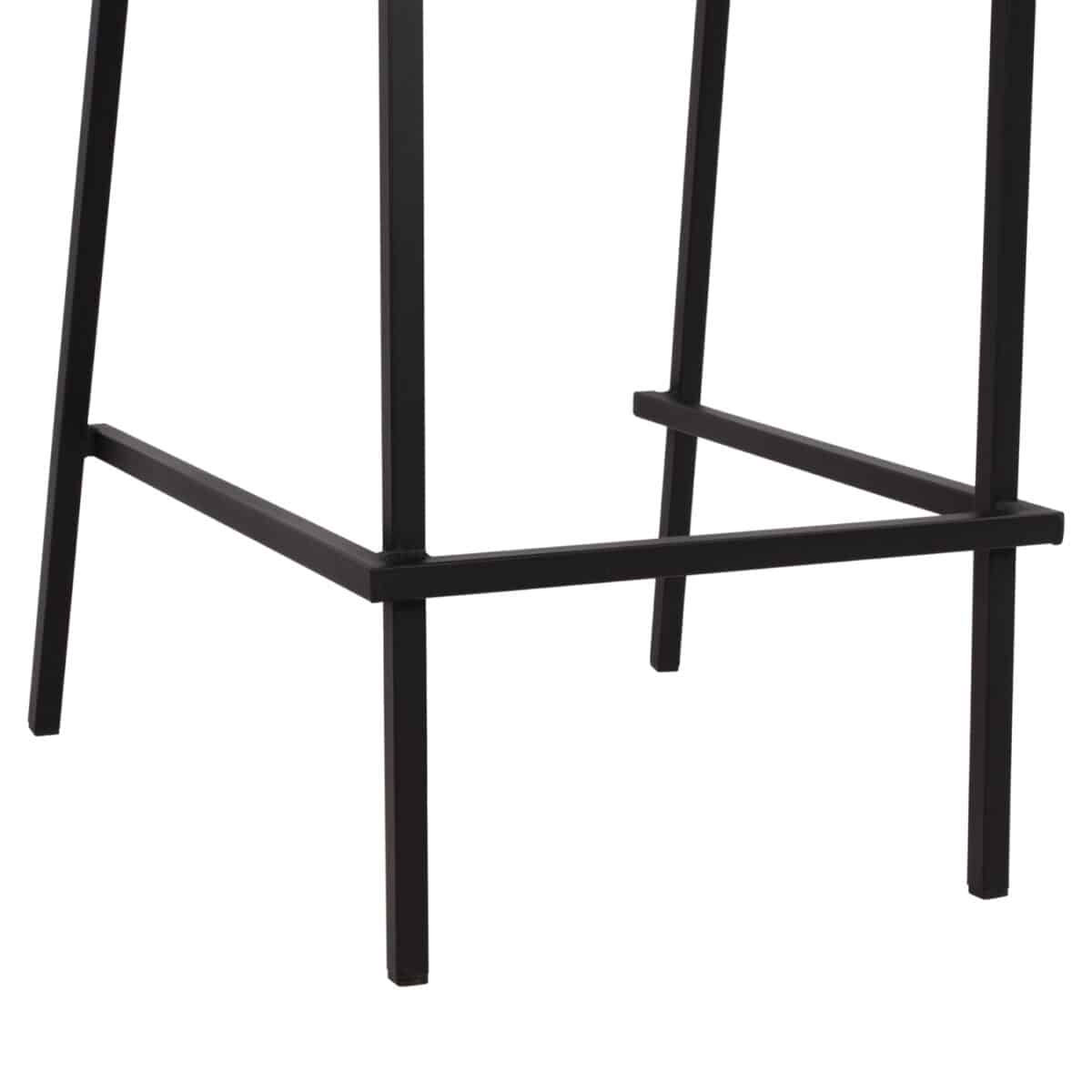 ΣΚΑΜΠΟ ΜΠΑΡ ΜΕΤΑΛΛΙΚΟ OLYMPIAS HM5528.01 ΣΕ ΜΑΥΡΗ ΑΠΟΧΡΩΣΗ 47x58x111 εκ. - Image 9