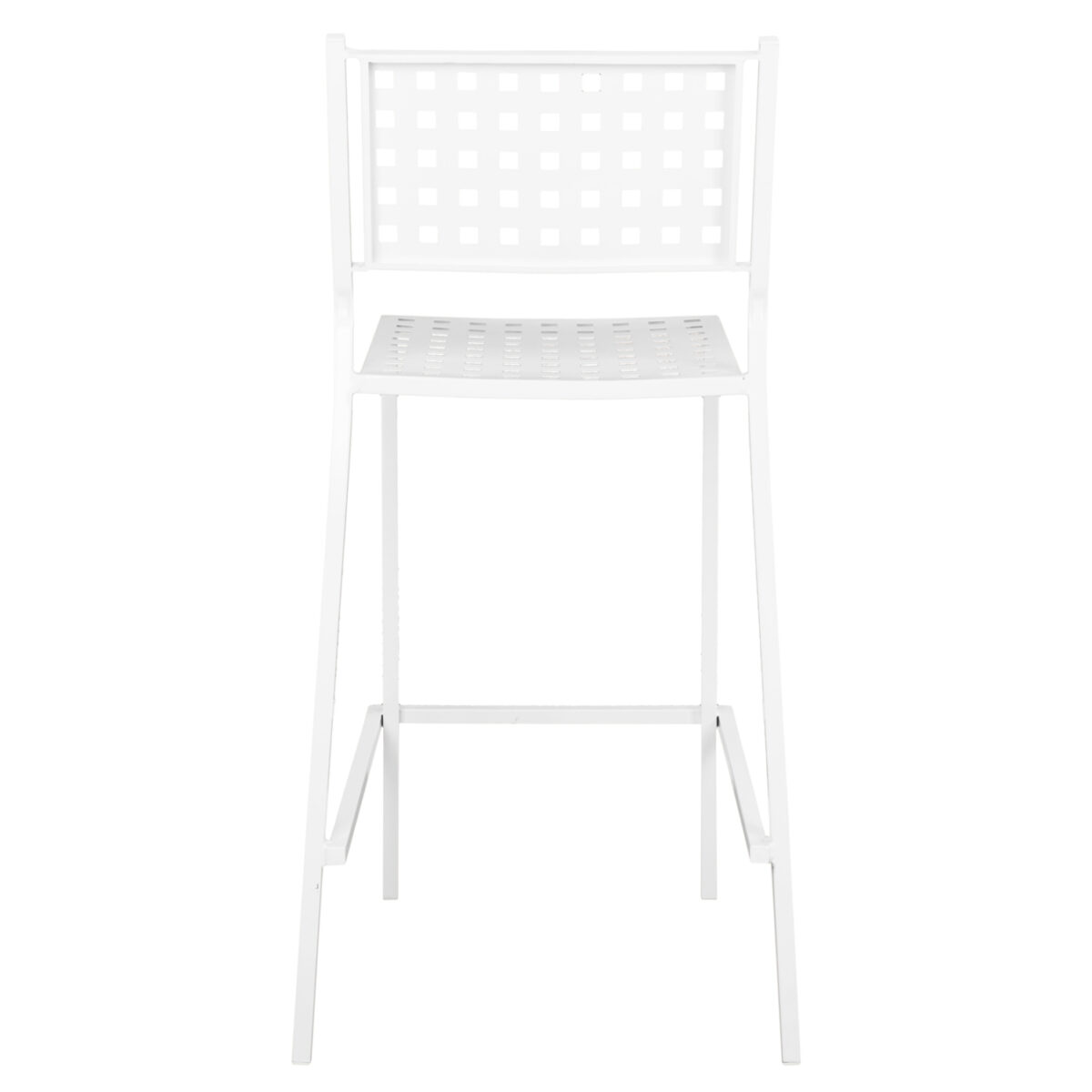 ΣΚΑΜΠΟ ΜΠΑΡ ΜΕΤΑΛΛΙΚΟ OLYMPIAS HM5528.02 ΣΕ ΛΕΥΚΗ ΑΠΟΧΡΩΣΗ 47x58x111 εκ. - Image 6