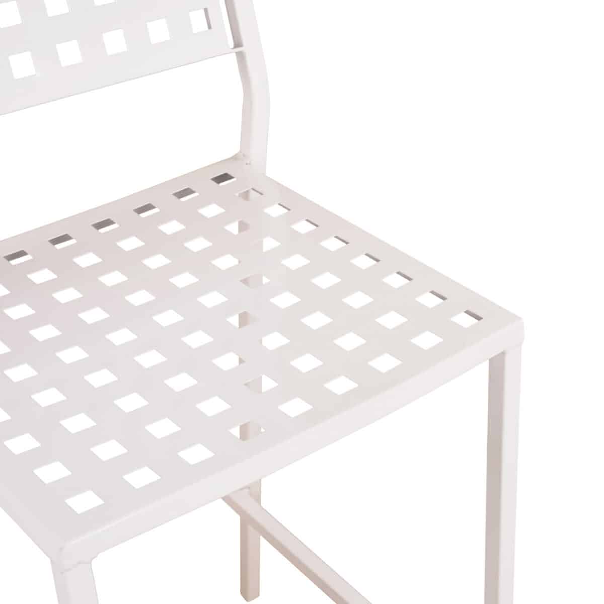 ΣΚΑΜΠΟ ΜΠΑΡ ΜΕΤΑΛΛΙΚΟ OLYMPIAS HM5528.02 ΣΕ ΛΕΥΚΗ ΑΠΟΧΡΩΣΗ 47x58x111 εκ. - Image 8