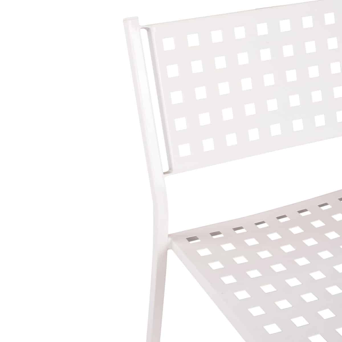 ΣΚΑΜΠΟ ΜΠΑΡ ΜΕΤΑΛΛΙΚΟ OLYMPIAS HM5528.02 ΣΕ ΛΕΥΚΗ ΑΠΟΧΡΩΣΗ 47x58x111 εκ. - Image 9