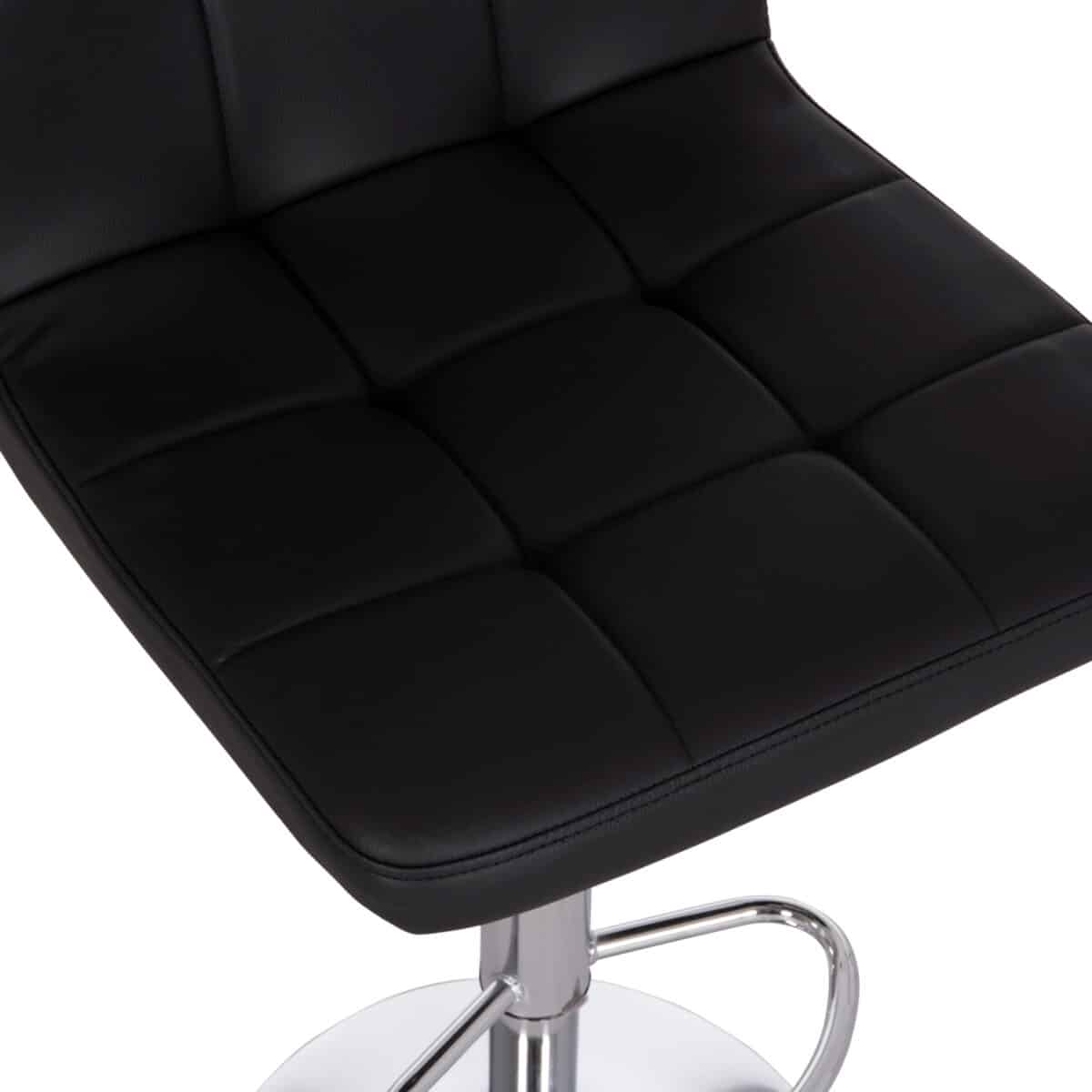 ΣΚΑΜΠΟ ΜΠΑΡ ΠΕΡΙΣΤΡΕΦΟΜΕΝΟ DIANA HM202.21 ΜΑΥΡΟ PU--ΜΕΤΑΛΛΟ ΧΡΩΜΙΟ 44x52x109Υεκ. - Image 8