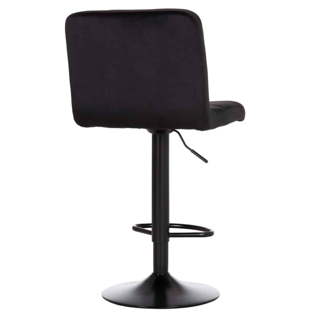 ΣΚΑΜΠΟ ΜΠΑΡ ΠΕΡΙΣΤΡΕΦ. DIANA HM202.44 ΜΑΥΡΟ ΒΕΛΟΥΔΟ--ΜΕΤΑΛΛΟ ΜΑΥΡΟ ΜΑΤ 44x52x109Υεκ - Image 5