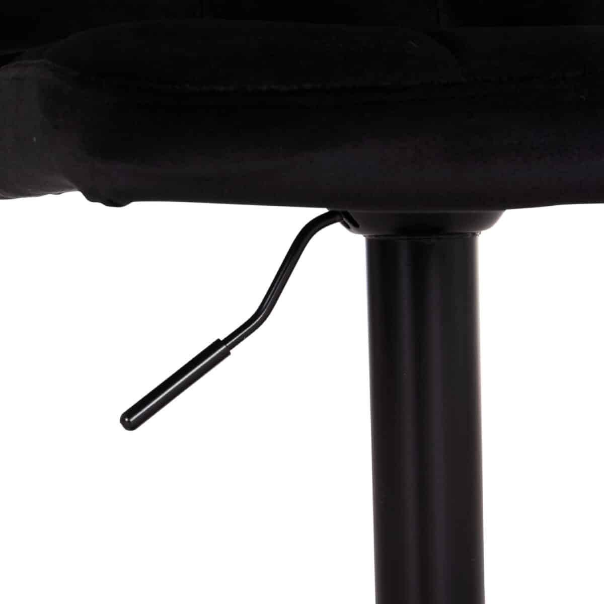 ΣΚΑΜΠΟ ΜΠΑΡ ΠΕΡΙΣΤΡΕΦ. DIANA HM202.44 ΜΑΥΡΟ ΒΕΛΟΥΔΟ--ΜΕΤΑΛΛΟ ΜΑΥΡΟ ΜΑΤ 44x52x109Υεκ - Image 9