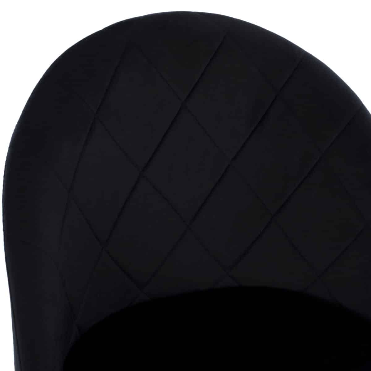 ΣΚΑΜΠΟ ODED ΜΕΣΑΙΟΥ ΥΨΟΥΣ HM8732.14 ΜΕ ΜΕΤΑΛΛΙΚΑ ΠΟΔΙΑ & ΒΕΛΟΥΔΟ ΜΑΥΡΟ 45x53x98 εκ. - Image 7