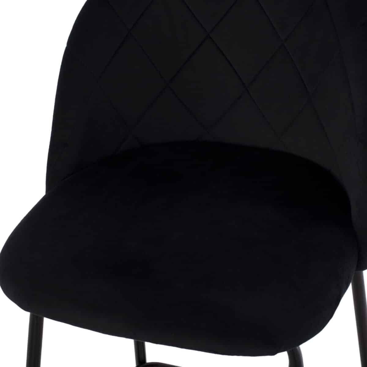 ΣΚΑΜΠΟ ODED ΜΕΣΑΙΟΥ ΥΨΟΥΣ HM8732.14 ΜΕ ΜΕΤΑΛΛΙΚΑ ΠΟΔΙΑ & ΒΕΛΟΥΔΟ ΜΑΥΡΟ 45x53x98 εκ. - Image 8