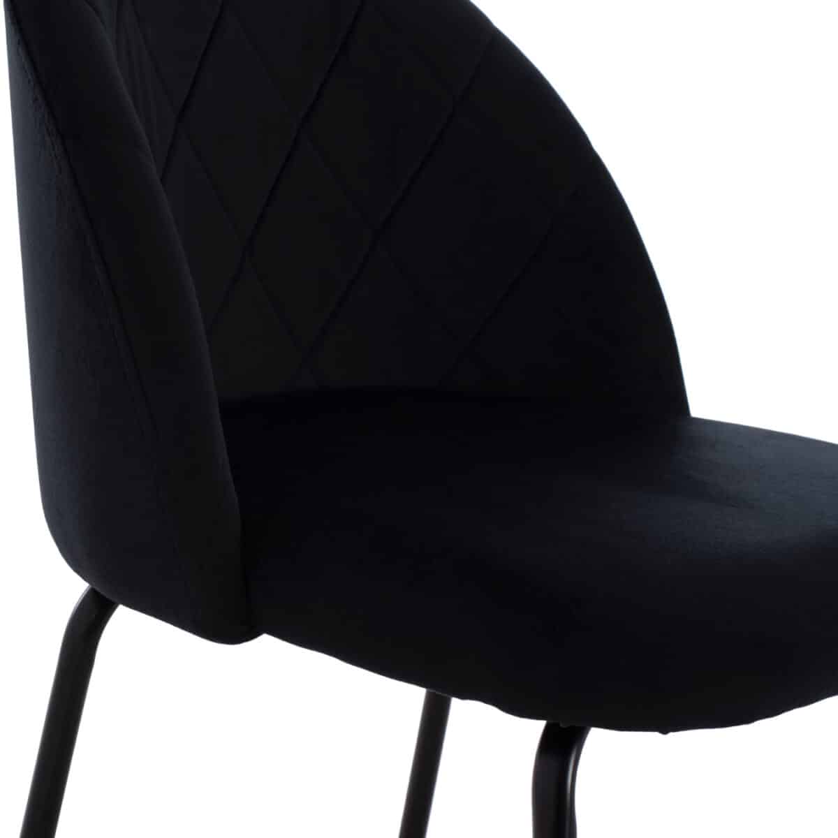 ΣΚΑΜΠΟ ODED ΜΕΣΑΙΟΥ ΥΨΟΥΣ HM8732.14 ΜΕ ΜΕΤΑΛΛΙΚΑ ΠΟΔΙΑ & ΒΕΛΟΥΔΟ ΜΑΥΡΟ 45x53x98 εκ. - Image 10