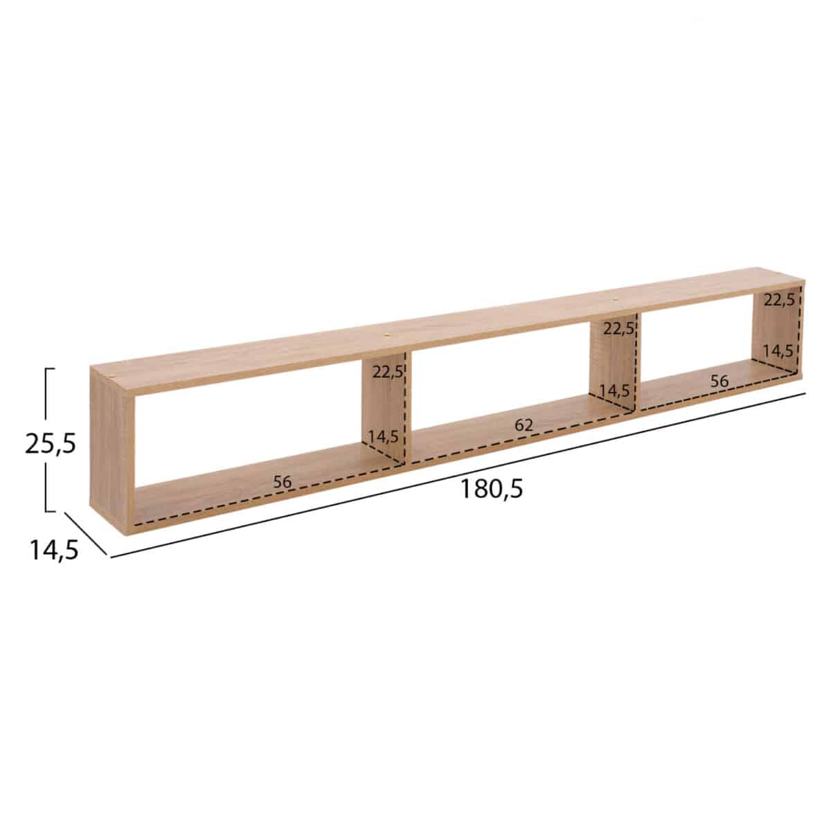 ΣΥΝΘΕΣΗ ΤΗΛΕΟΡΑΣΗΣ CHARLIZE SONAMA HM2253.02 180,5x32x155,5 εκ. - Image 6