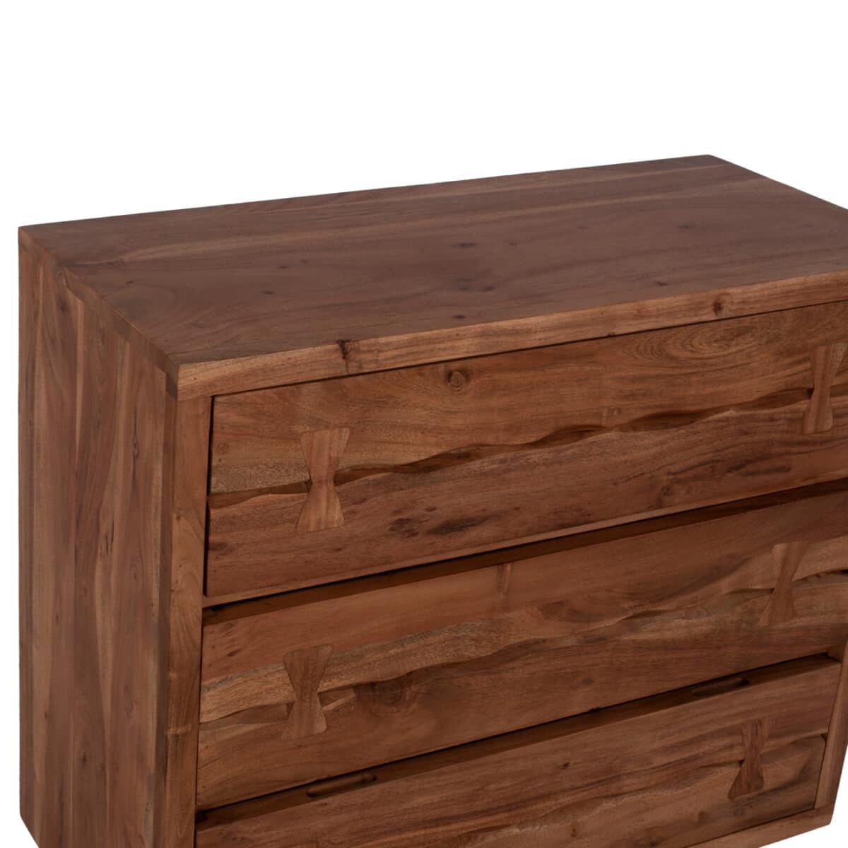 ΣΥΡΤΑΡΙΕΡΑ FANSI 3ΣΥΡΤΑΡΙΑ ΑΠΟ ΜΑΣΙΦ ΞΥΛΟ ΑΚΑΚΙΑΣ 80x35x86Υεκ. HM8474.11 - Image 6