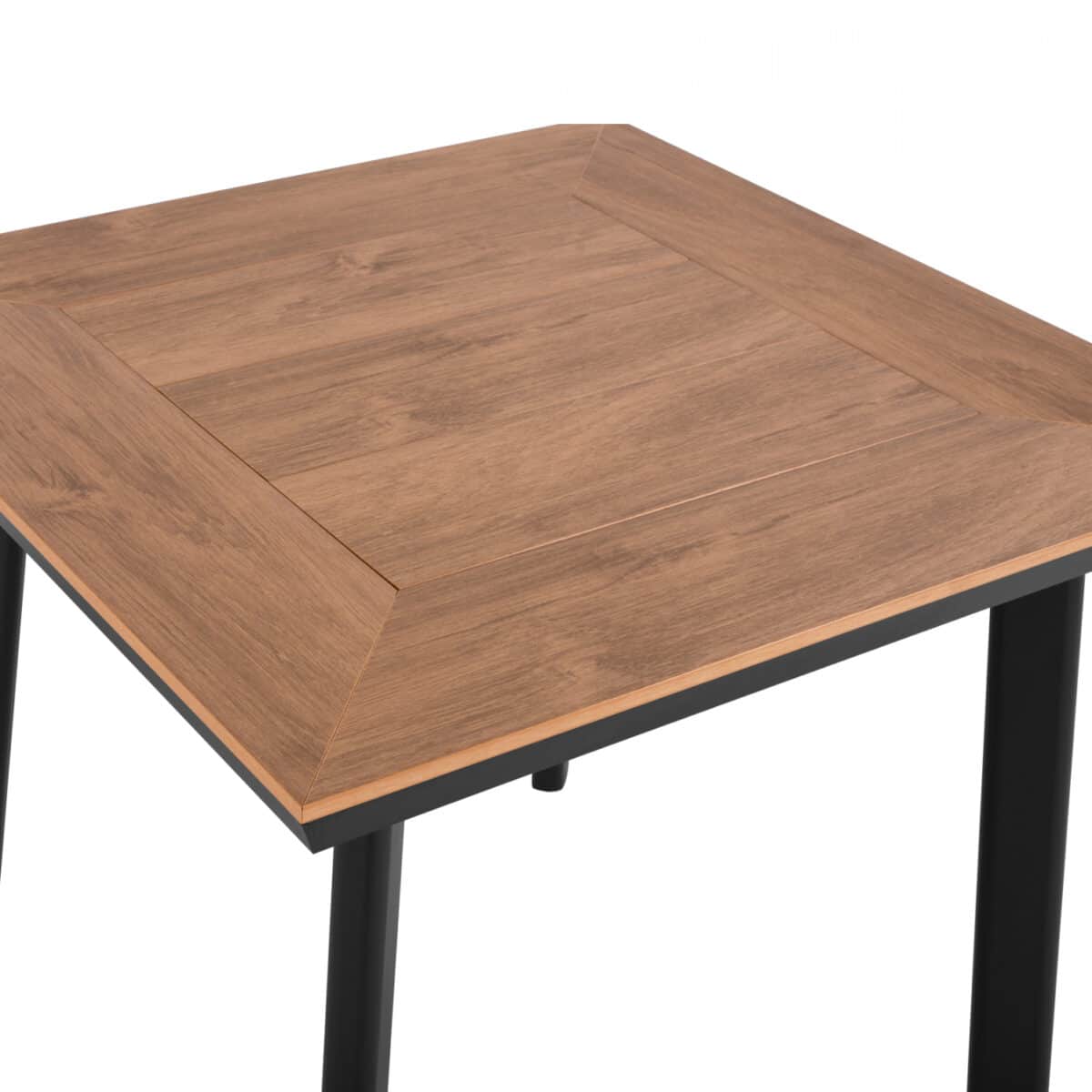 ΤΡΑΠΕΖΙ ΑΛΟΥΜΙΝΙΟΥ TABER ΑΝΘΡΑΚΙ ΜΕ ΕΠΙΦΑΝΕΙΑ POLYWOOD HM5563.02 80x80x73Υεκ. - Image 4