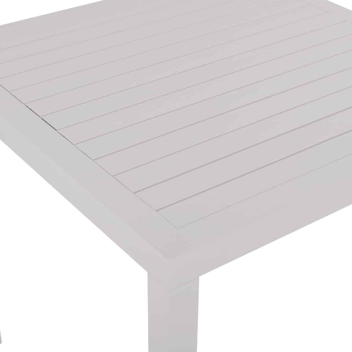 ΤΡΑΠΕΖΙ ΑΛΟΥΜΙΝΙΟΥ SAHIRA ΣΕ ΛΕΥΚΗ ΑΠΟΧΡΩΣΗ 120Χ80X75,5Υεκ. HM5570.01 - Image 4