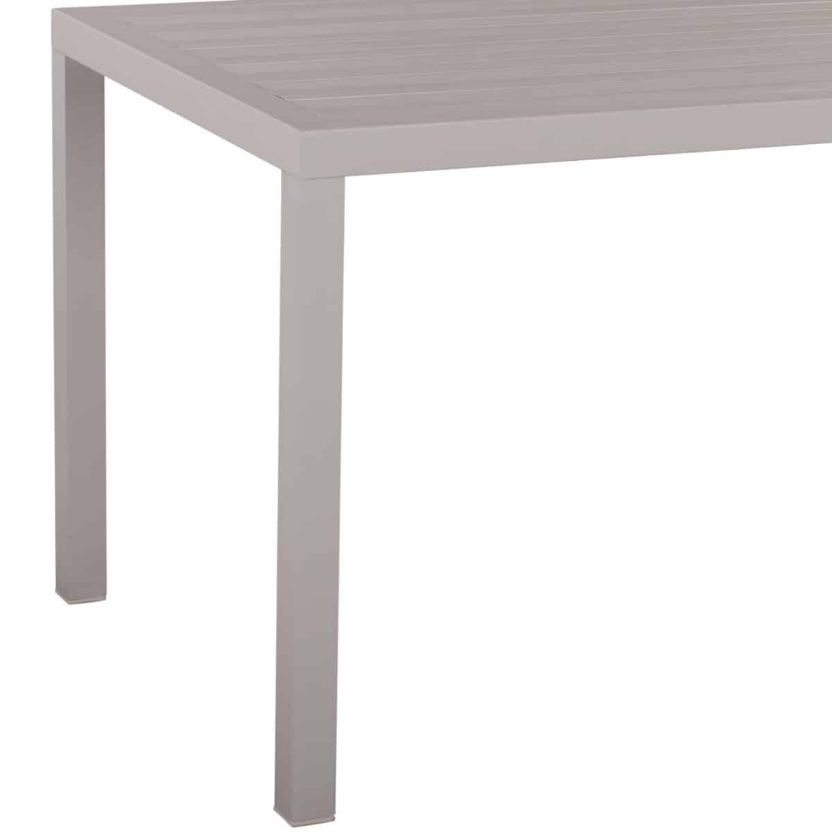 ΤΡΑΠΕΖΙ ΑΛΟΥΜΙΝΙΟΥ SAHIRA ΣΕ ΛΕΥΚΗ ΑΠΟΧΡΩΣΗ 120Χ80X75,5Υεκ. HM5570.01 - Image 5