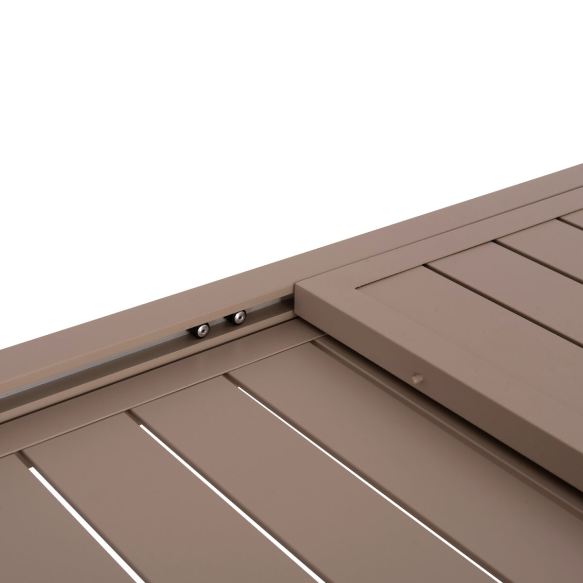 ΤΡΑΠΕΖΙ ΕΠΕΚΤΕΙΝΟΜΕΝΟ KRUM HM6277.04 ΑΛΟΥΜΙΝΙΟ ΚΑΠΟΥΤΣΙΝΟ 160-240x90x73Υεκ. - Image 7