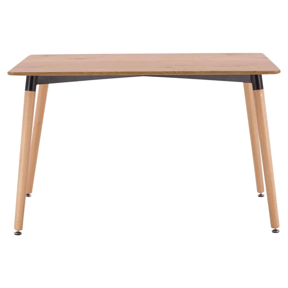 ΤΡΑΠΕΖΙ MINIMAL HM008.04 ΦΥΣΙΚΟ ΞΥΛΙΝΑ ΠΟΔΙΑ ΟΞΙΑ 120Χ80X73Υ εκ. - Image 3