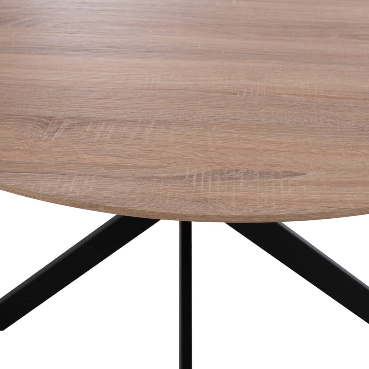 ΤΡΑΠΕΖΙ ROSARIO ΜΕ ΜDF ΕΠΙΦΑΝΕΙΑ SONAMA & ΜΕΤΑΛΛΙΚΑ ΠΟΔΙΑ HM8742.01 Φ120Χ75 εκ. - Image 4