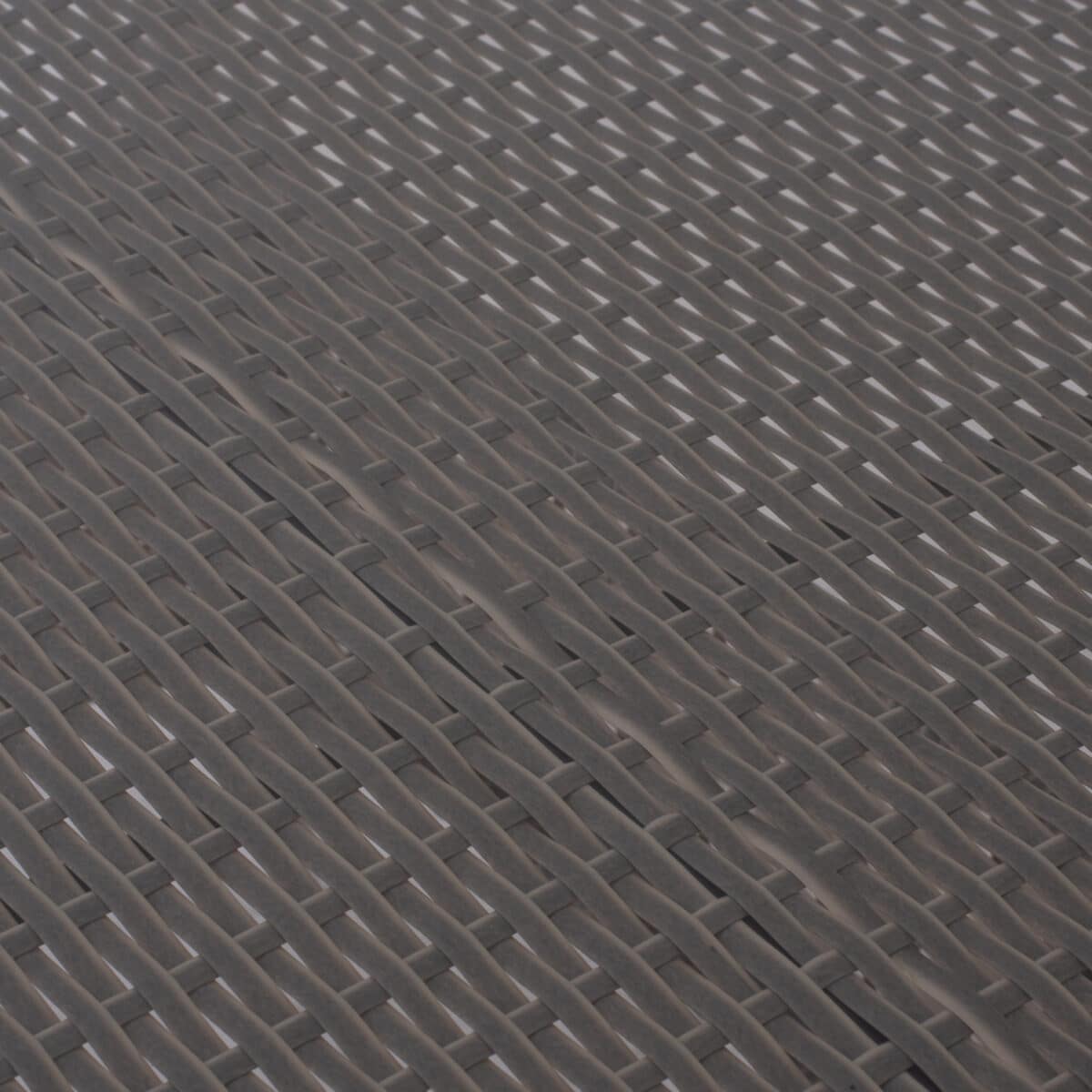 ΤΡΑΠΕΖΙ ΜΕΤΑΛΛΙΚΟ MINSK RATTAN ΓΚΡΙ HM5507.01 150x90x75Υ εκ. - Image 9