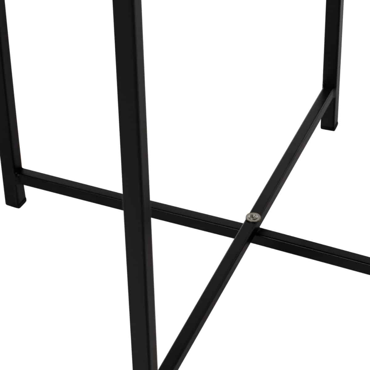 ΤΡΑΠΕΖΙ ΠΤΥΣΣΟΜΕΝΟ ΜΕ ΑΠΟΣΠΩΜΕΝΟ ΔΙΣΚΟ SAMUEL ΜΕΤΑΛΛΙΚΟ ΜΑΥΡΟ Φ45x52 εκ. HM5287.01 - Image 7