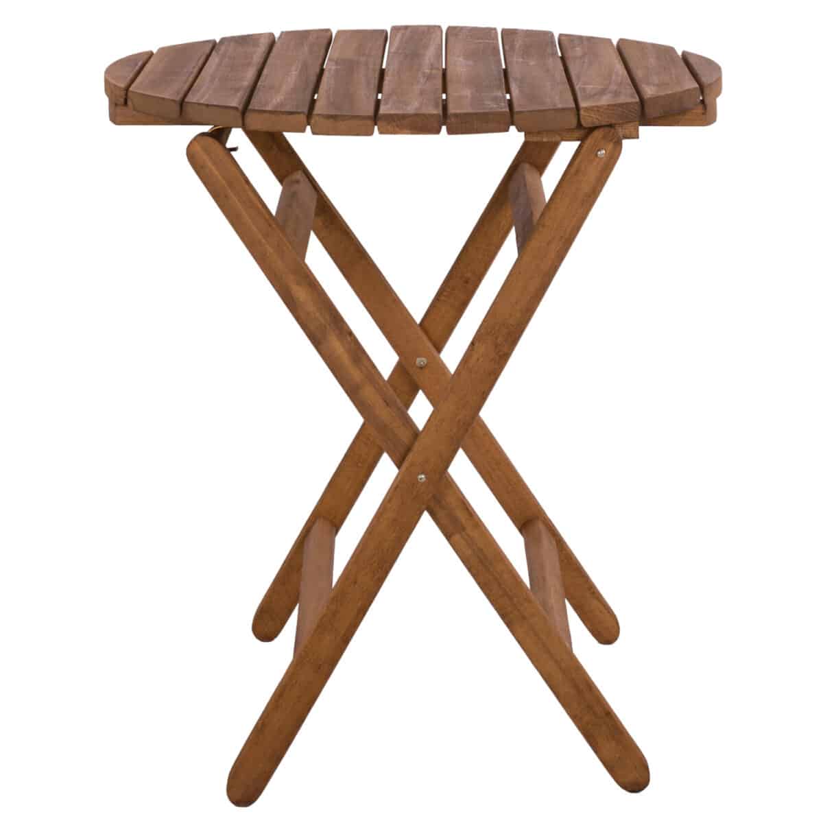 ΤΡΑΠΕΖΙ ΣΚΗΝΟΘΕΤH ΛΗΜΝΟΣ Φ70Χ76Υ ΜΑΣΙΦ ΟΞΙΑ ΕΜΠOΤΙΣΜΟΣ ΚΑΡΥΔΙ HM5654.01 - Image 4