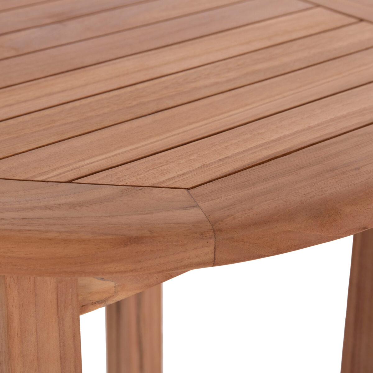 ΤΡΑΠΕΖΙ/ΣΤΑΝΤ ΜΠΑΡ ΣΤΡΟΓΓΥΛΟ PRESSCOT HM18114 ΞΥΛΟ TEAK--ΦΥΣΙΚΟ Φ60x105Υεκ. - Image 10