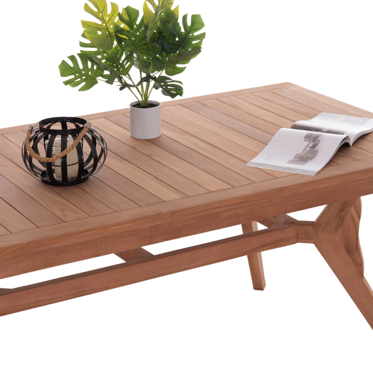 trapezi-trapezarias-fb918116-xylo-teak-f-5 ΤΡΑΠΕΖΙ ΤΡΑΠΕΖΑΡΙΑΣ WONDER HM18116 ΞΥΛΟ TEAK--ΦΥΣΙΚΟ 180x91x75Υεκ. - Image 6
