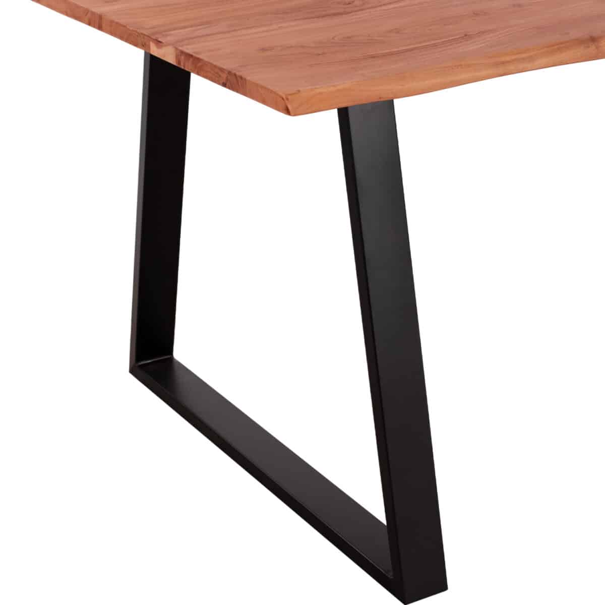 trapezi-trapezarias-slim-fb9850111-apo-m-5 ΤΡΑΠΕΖΙ ΤΡΑΠΕΖΑΡΙΑΣ SOFIA SLIM HM8501.11 ΑΠΟ ΜΑΣΙΦ ΞΥΛΟ ΑΚΑΚΙΑΣ 200x100x77Υ εκ. - Image 6