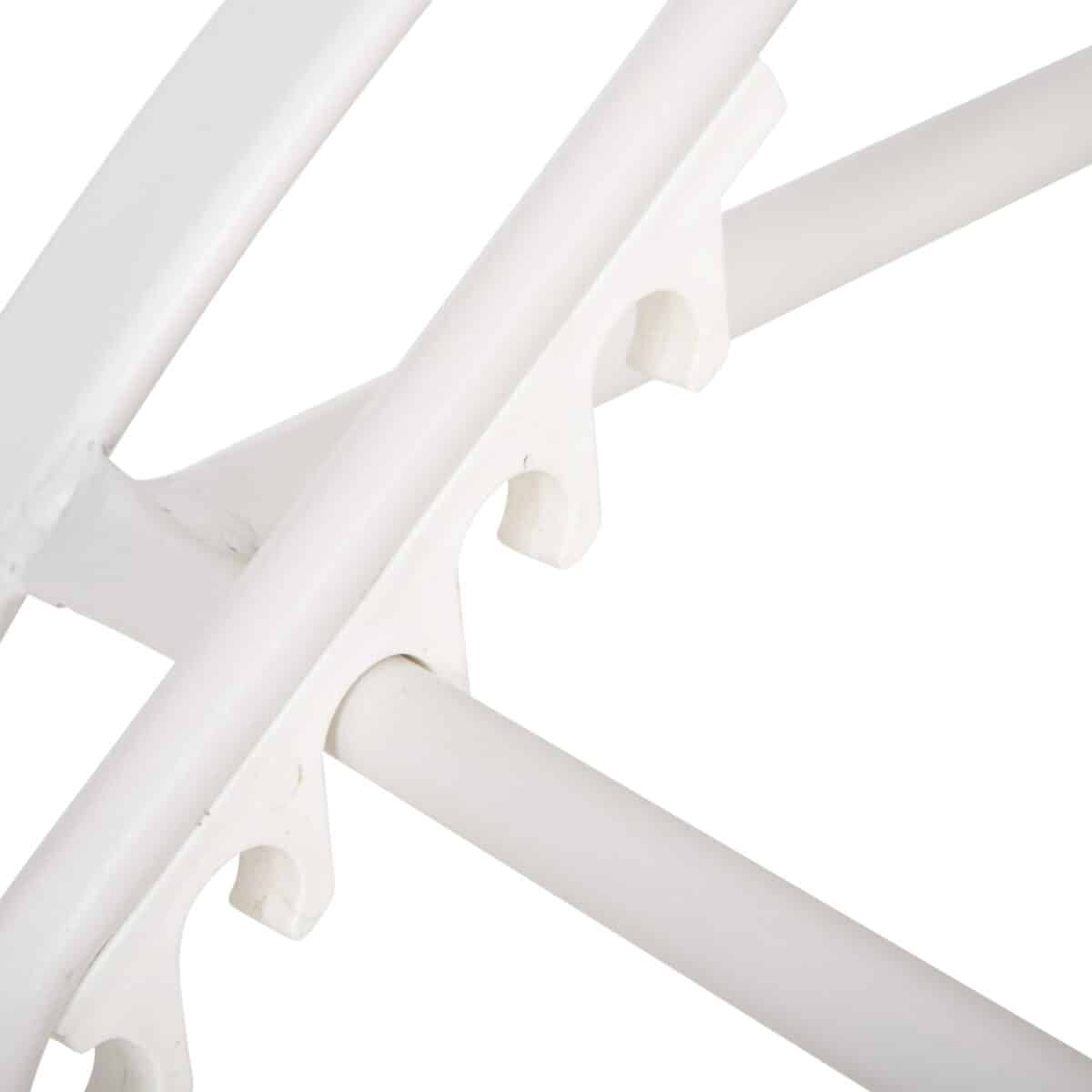 ΞΑΠΛΩΣΤΡΑ ΑΛΟΥΜΙΝΙΟΥ WAKANA  ΛΕΥΚΗ ΜΕ TEXTLINE ΛΕΥΚΟ HM5133.02 194x54-66x30 cm. - Image 8