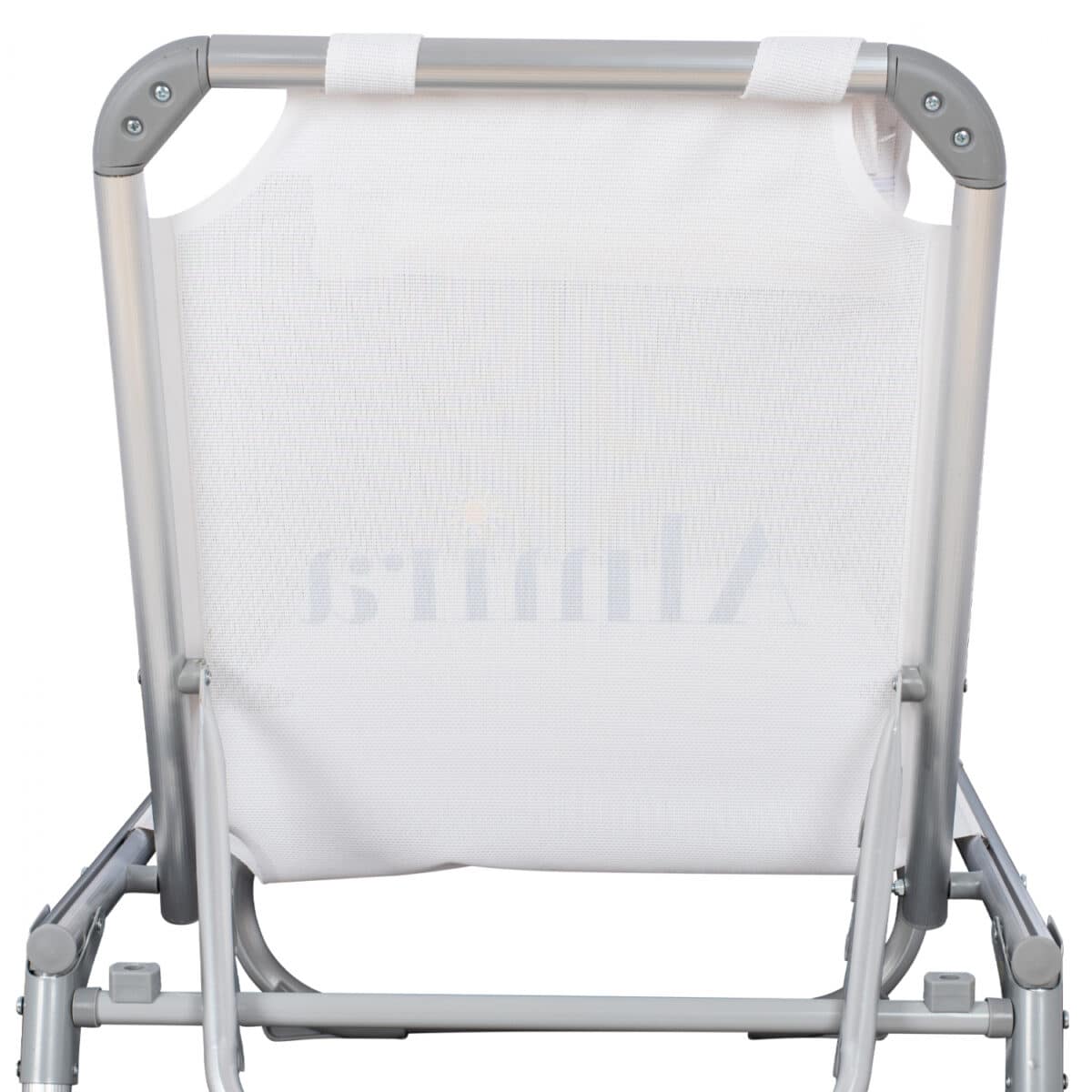 ΞΑΠΛΩΣΤΡΑ ΠΑΡΑΛΙΑΣ ALMIRA HM5054.03 ΒΑΡΕΩΣ ΤΥΠΟΥ ΛΕΥΚΗ ΑΛΟΥΜΙΝΙΟΥ 188x58x31-81 cm. - Image 8