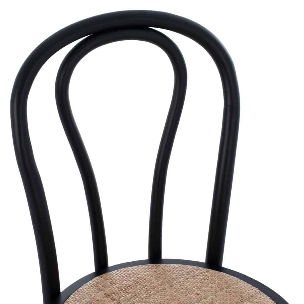 ΞΥΛΙΝΗ ΚΑΡΕΚΛΑ MONTREAL ΤΥΠΟΥ ΒΙΕΝΝΗΣ HM8914.02 ΑΠΟ ΞΥΛΟ ΟΞΙΑΣ ΣΕ ΧΡΩΜΑ ΜΑΥΡΟ 40x40x87Υ εκ. - Image 8