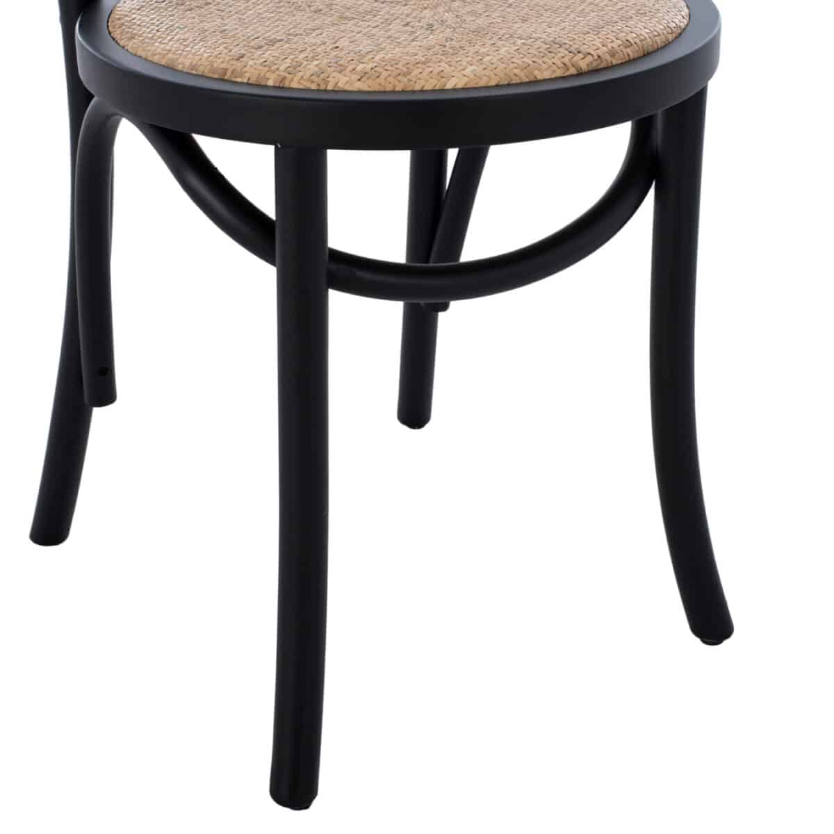 ΞΥΛΙΝΗ ΚΑΡΕΚΛΑ MONTREAL ΤΥΠΟΥ ΒΙΕΝΝΗΣ HM8914.02 ΑΠΟ ΞΥΛΟ ΟΞΙΑΣ ΣΕ ΧΡΩΜΑ ΜΑΥΡΟ 40x40x87Υ εκ. - Image 10