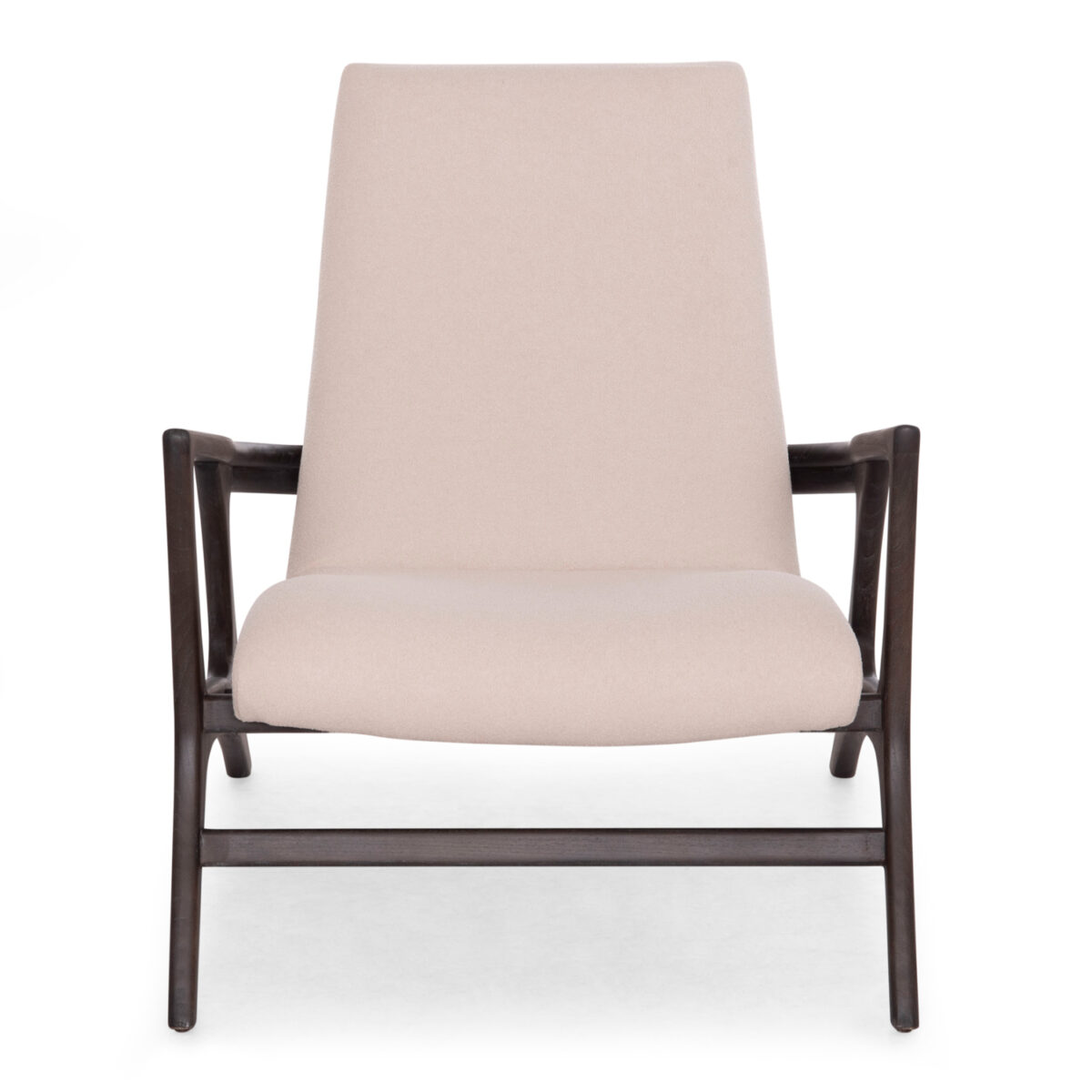 2 ΠΟΛΥΘΡΟΝΑ LOUNGE ARYA SM9969 ΞΥΛΟ TEAK ΣΕ ΜΑΥΡΟ-ΕΚΡΟΥ ΜΠΟΥΚΛΕ ΥΦΑΣΜΑ 92x80x86Υεκ. - Image 3