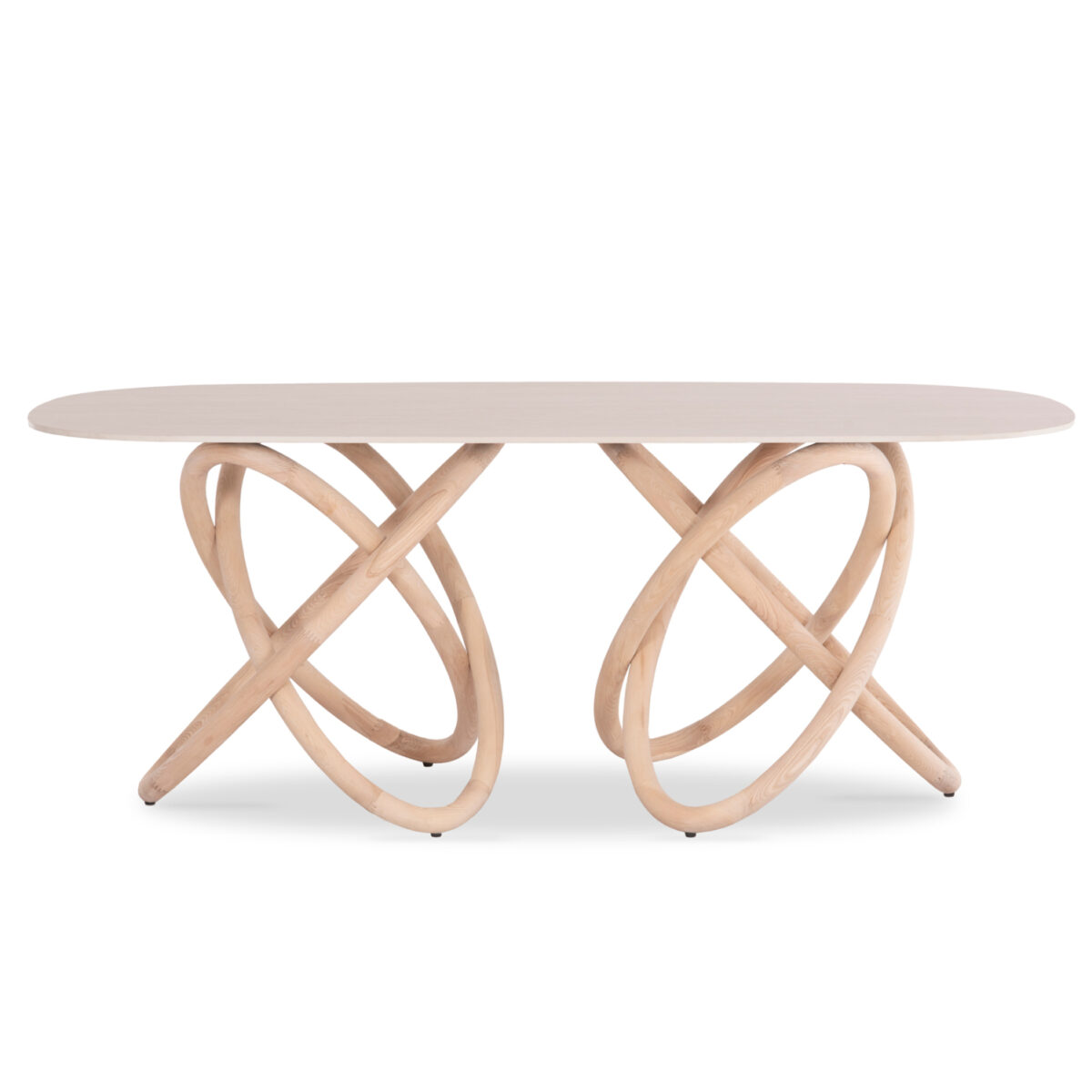 ΤΡΑΠΕΖΙ ORBITER SM18093.02 ΕΚΡΟΥ ΚΕΡΑΜΙΚΟ TOP-ΠΟΔΙΑ ΦΡΑΞΙΝΟΥ ΑΒΑΦΟ 200x100x76,5Υ - Image 3