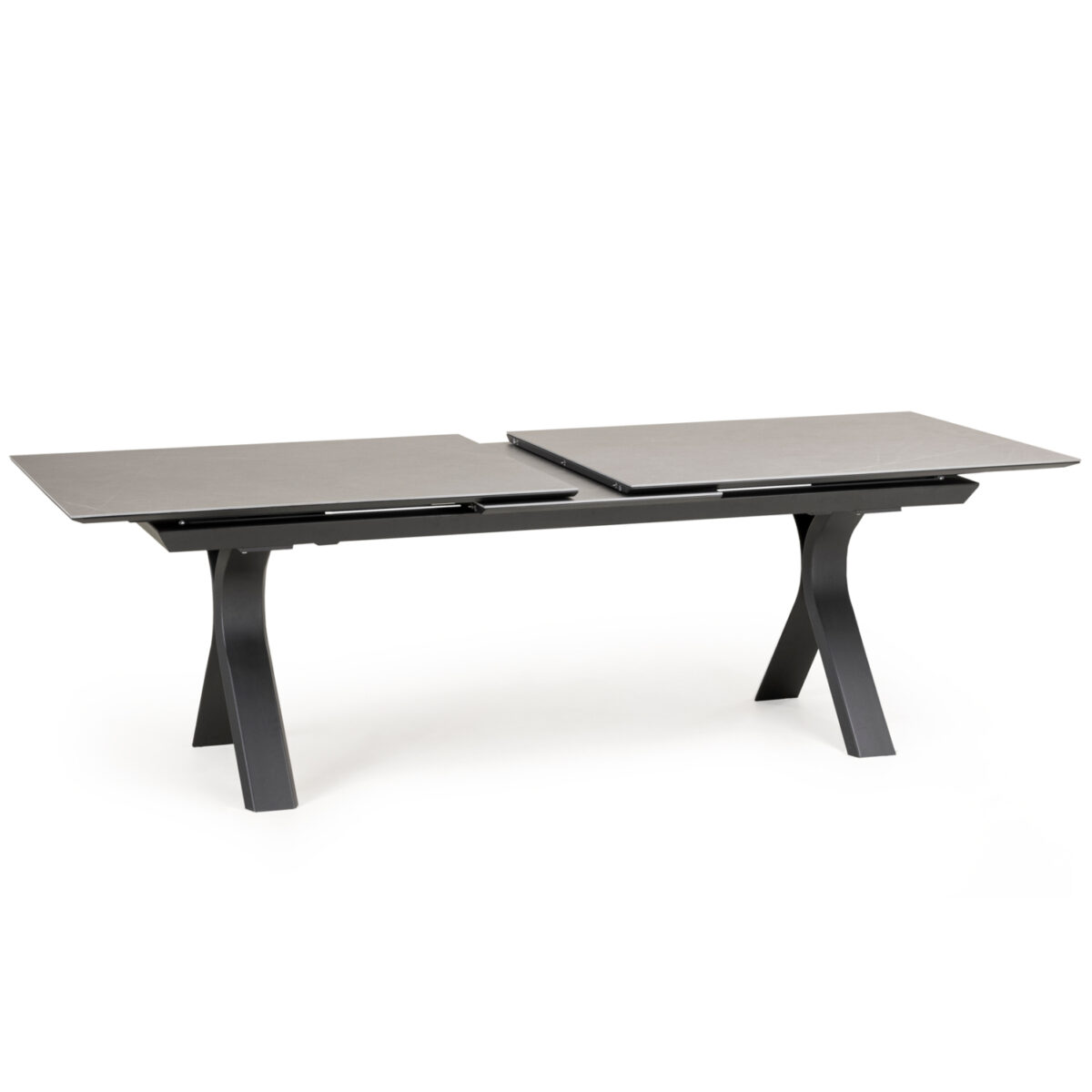 ΕΠΕΚΤΕΙΝΟΜΕΝΟ ΤΡΑΠΕΖΙ ΕΞ.ΧΩΡΟΥ ANDROMEDA(S) SM6183.02 ΓΚΡΙ ΑΛΟΥΜ. & SINTERED STONE TOP 180 έως 240x100x76,5Υ - Image 4