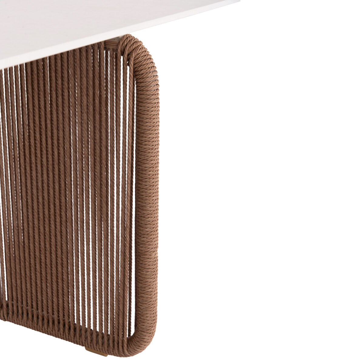 ΤΡΑΠΕΖΙ ΑΛΟΥΜINIOY ΣΕΙΡΑ DESTINY SM6169 ΕΚΡΟΥ SINTERED STONE-TWIST WICKER 240x100x73,5Υεκ. - Image 6