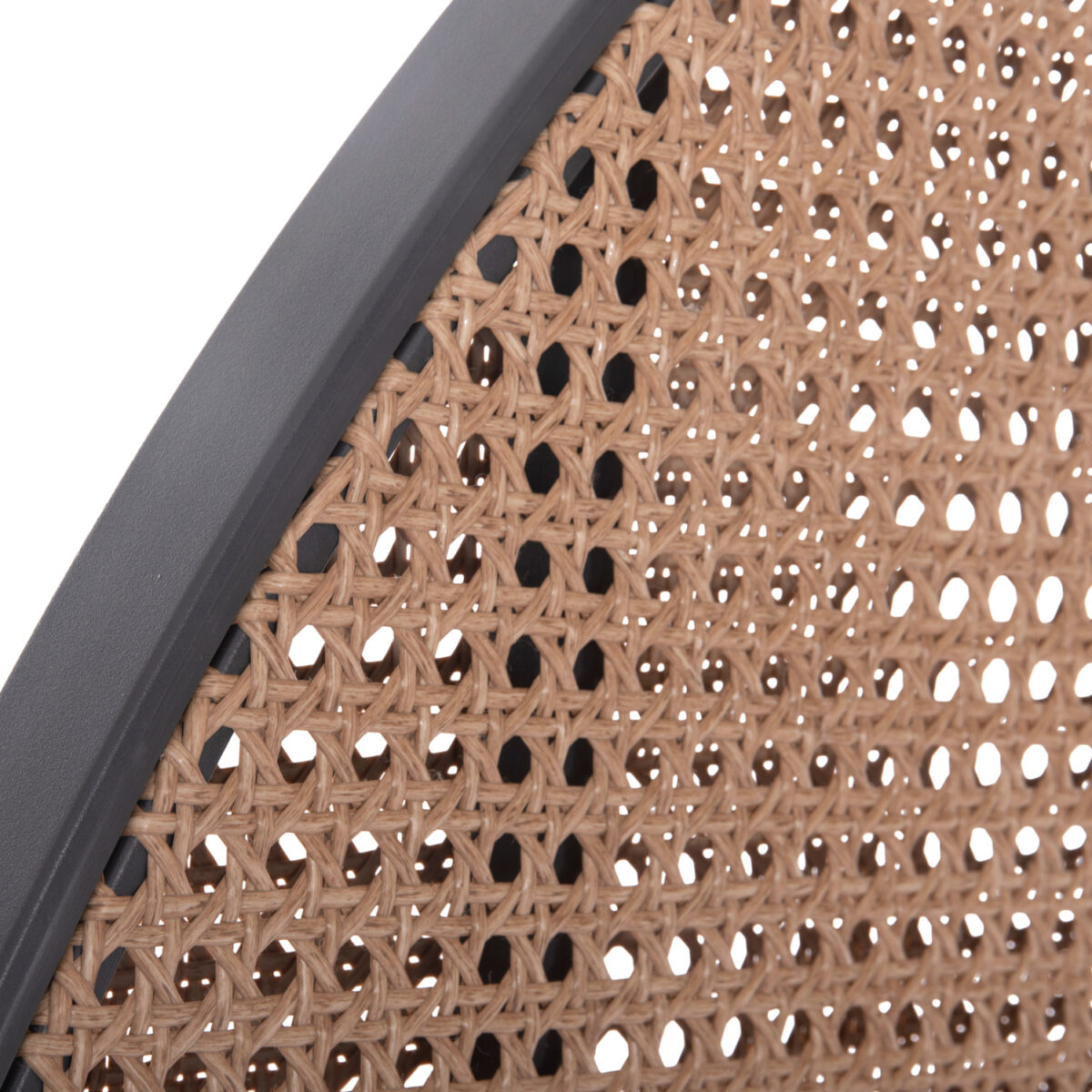 ΠΑΡΑΒΑΝ ΑΛΟΥΜΙΝΙΟΥ KOMORABI (S) SM6181 ΑΝΘΡΑΚΙ ΣΚΕΛΕΤΟΣ-WICKER ΜΠΕΖ 108x33x169Υεκ. - Image 6